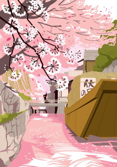 京都慕情シリーズ 4月桜の高瀬舟